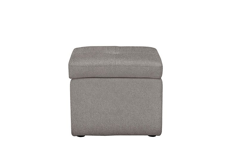 Easy Tray Fabric Storage Footstool - Wild Dove