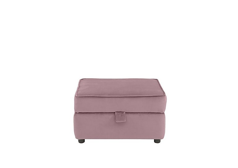 Felix Fabric Storage Footstool - Lilac