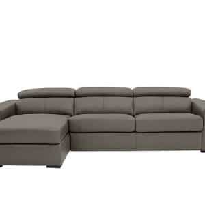 World of Leather  Infinity NC Leather Left Hand Facing Corner Chaise Sofabed with Storage  NC Elephant | Bed Sava
