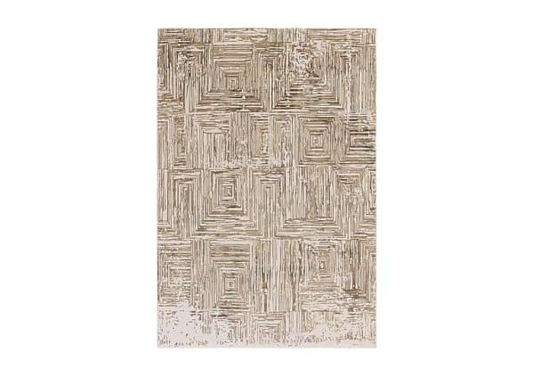 Kuza Portrait Rug  160cm x 230cm  Beige | Bed Sava