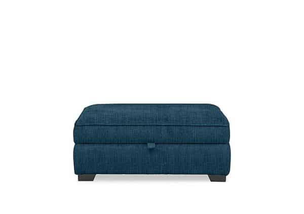 Hedingham Large Storage Footstool in Plain Fabric  Neptune Bromley Chenille Plain | Bed Sava