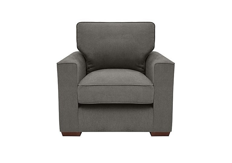 Cory Fabric Armchair - Cosmo Pewter