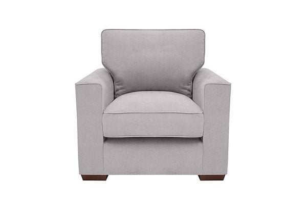 Cory Fabric Armchair  Cosmo Silver | Bed Sava