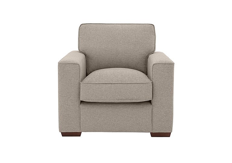 Cory Fabric Armchair - Dallas Natural