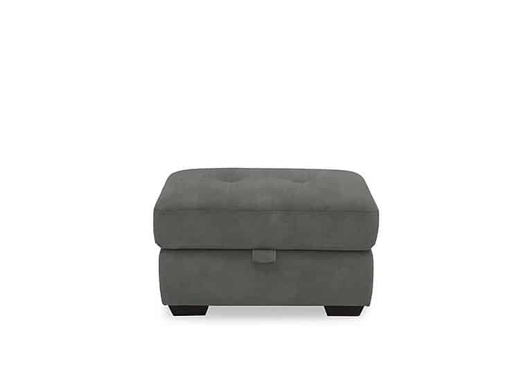 Dinky Fabric Large Storage Footstool - Dexter Moss