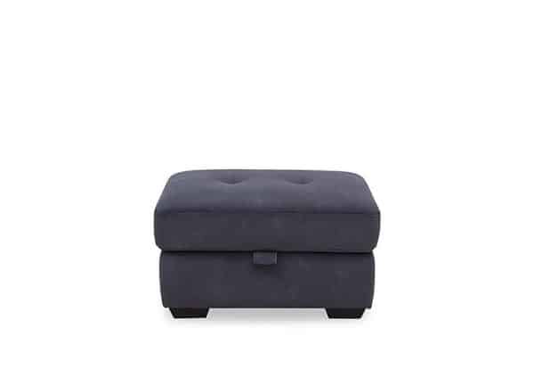 Dinky Fabric Large Storage Footstool  Dexter Shadow | Bed Sava