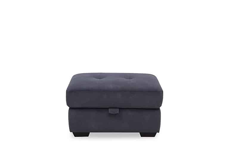 Dinky Fabric Large Storage Footstool - Dexter Shadow