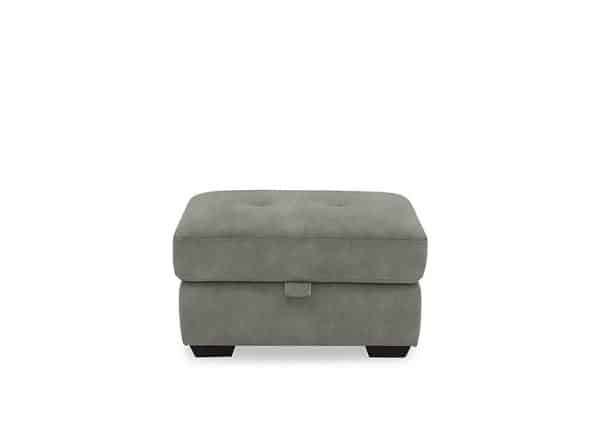Dinky Fabric Large Storage Footstool  Marble Stone | Bed Sava
