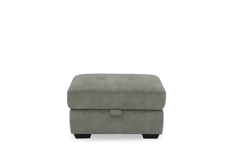 Dinky Fabric Large Storage Footstool - Marble Stone