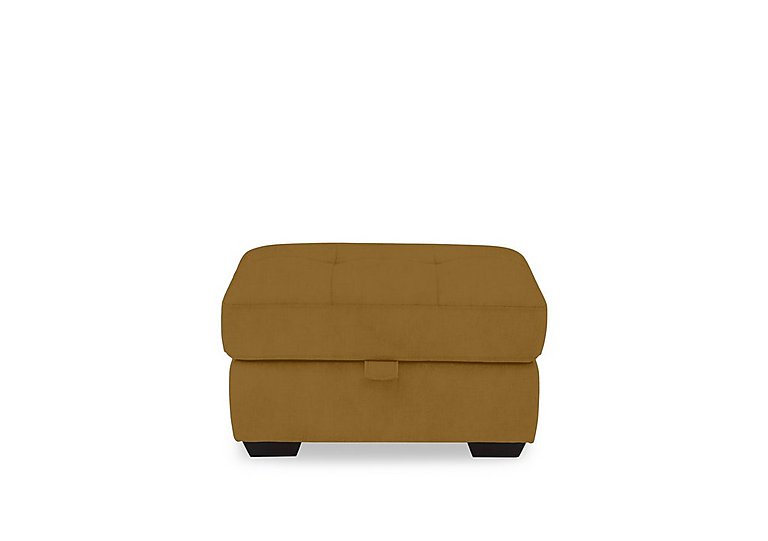 Dinky Fabric Large Storage Footstool - Opulence Saffron