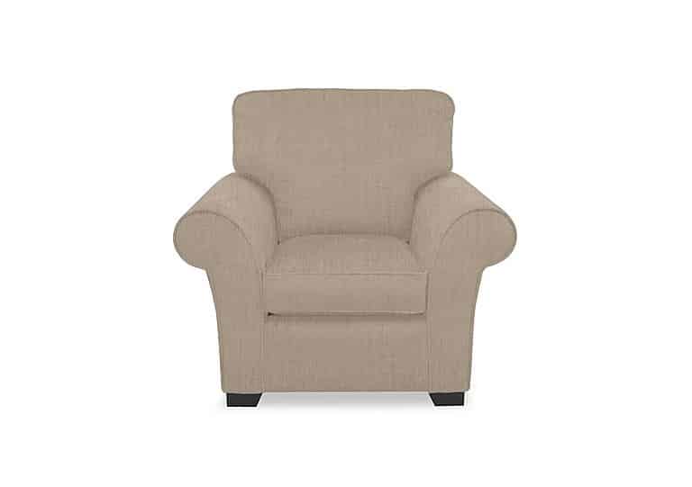 Hedingham Armchair - Sand Thaxted Chenille Plain