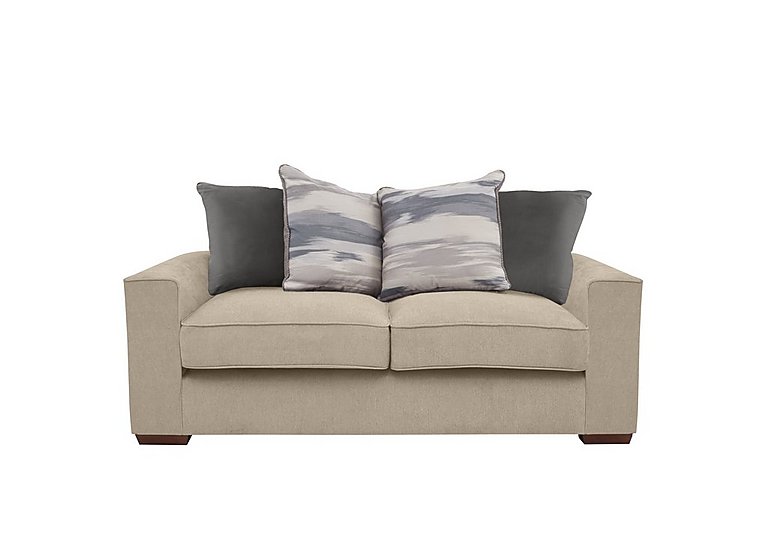 Cory 2 Seater Fabric Scatter Back Sofa - Cosmo Linen & Slate Pack