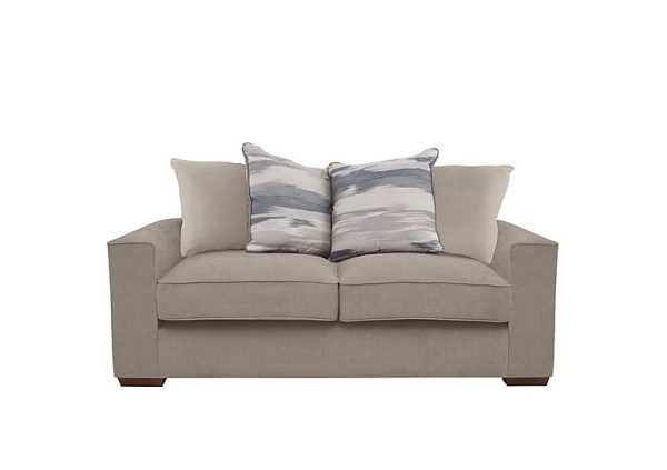Cory 2 Seater Fabric Scatter Back Sofa  Cosmo Mist  Cream Pack | Bed Sava