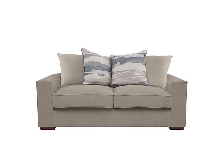 Cory 2 Seater Fabric Scatter Back Sofa - Cosmo Mist & Cream Pack