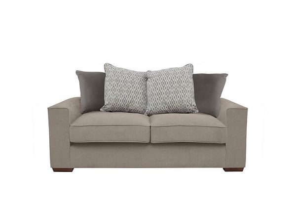 Cory 2 Seater Fabric Scatter Back Sofa  Cosmo Mist  Grey Pack | Bed Sava