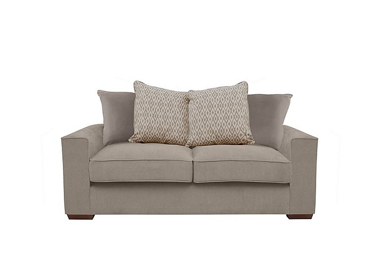 Cory 2 Seater Fabric Scatter Back Sofa - Cosmo Mist & Stone Pack