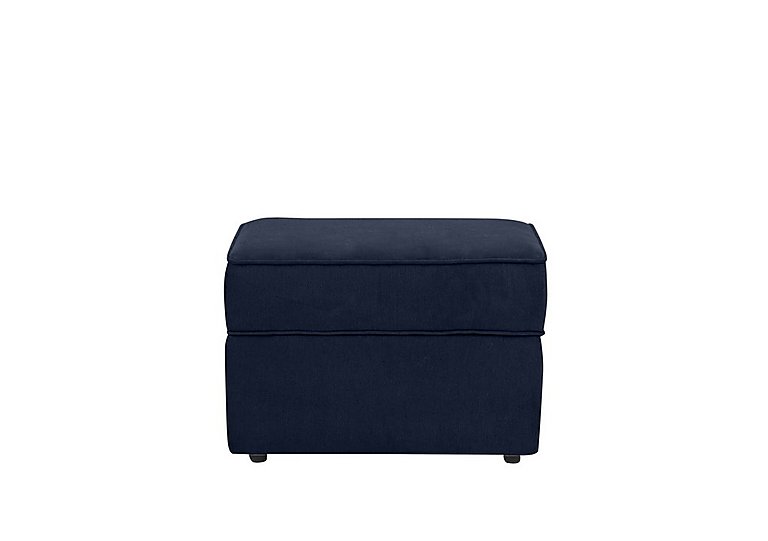 Cory Fabric Storage Footstool - Cosmo Navy
