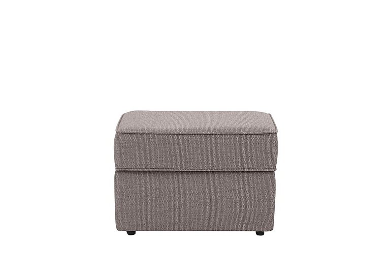 Cory Fabric Storage Footstool - Dallas Taupe