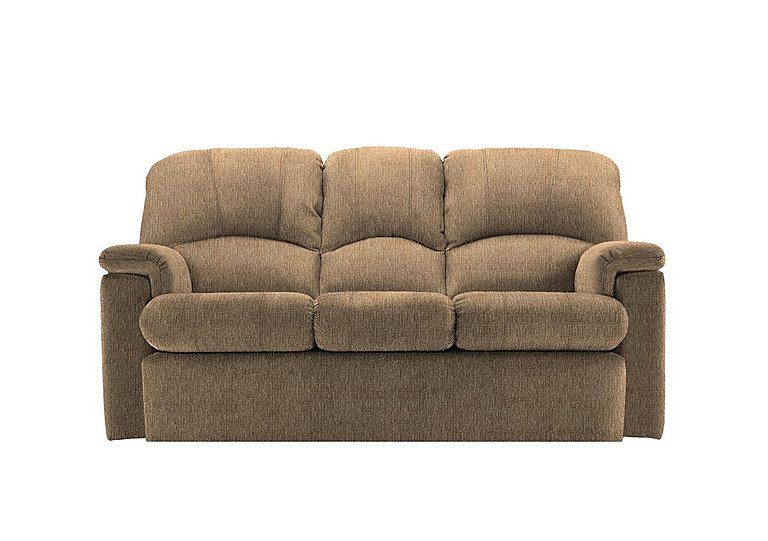 G Plan  Chloe Small Fabric 3 Seater Sofa  Boucle Cocoa | Bed Sava