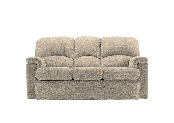 G Plan  Chloe Small Fabric 3 Seater Sofa  Kampala Beige | Bed Sava