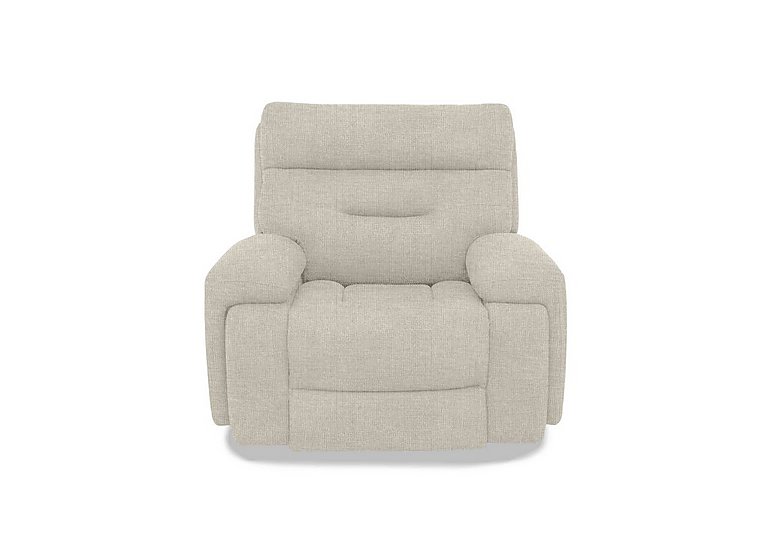 Cinemax Fabric Chair with Power Recliner - Weave Stone