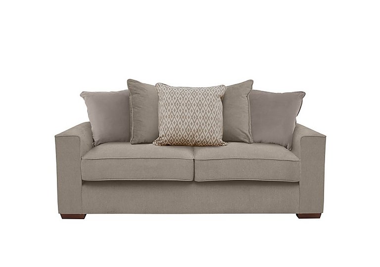 Cory 3 Seater Fabric Scatter Back Sofa  Cosmo Mist  Stone Pack | Bed Sava