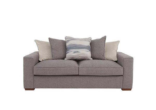 Cory 3 Seater Fabric Scatter Back Sofa  Dallas Taupe  Taupe Pack | Bed Sava