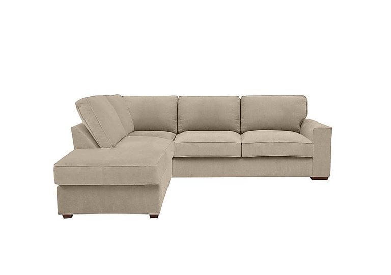 Cory Fabric Left Hand Facing Corner Chaise Classic Back Sofa - Cosmo Linen