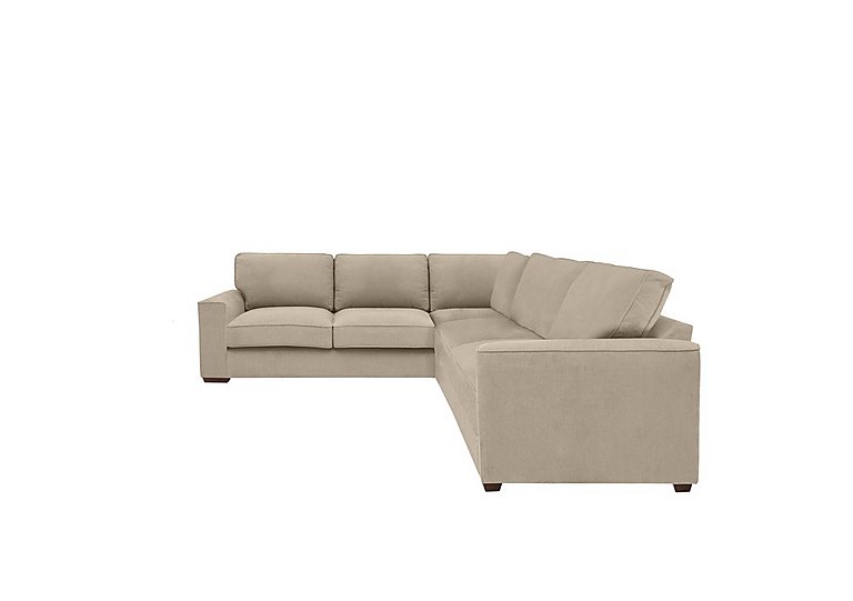 Cory Large Fabric Corner Classic Back Sofa - Cosmo Linen