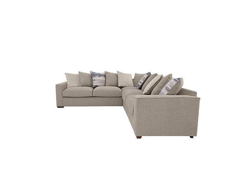 Cory Large Fabric Corner Scatter Back Sofa - Dallas Natural & Taupe Pack