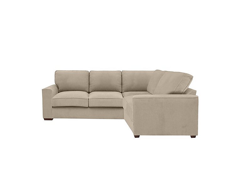 Cory Small Fabric Right Hand Facing Corner Classic Back Sofa - Cosmo Linen