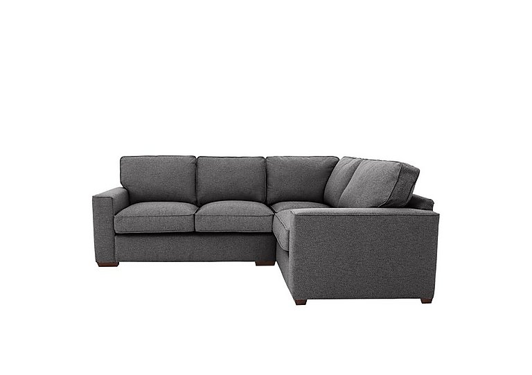 Cory Small Fabric Right Hand Facing Corner Classic Back Sofa - Dallas Charcoal
