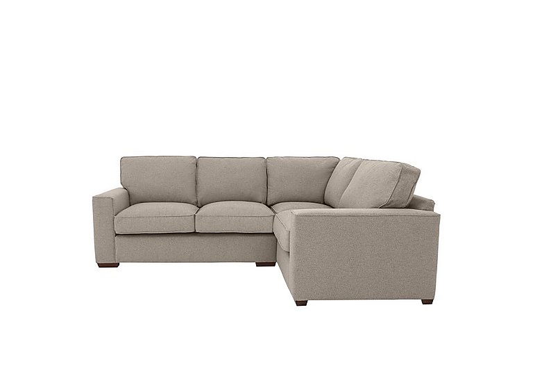 Cory Small Fabric Right Hand Facing Corner Classic Back Sofa - Dallas Natural