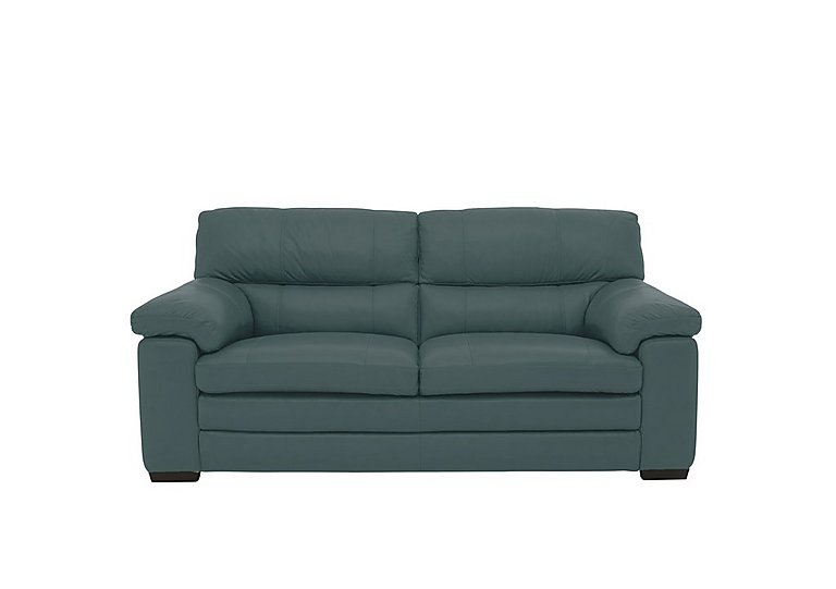 Cozee 2 Seater Pure Premium BV Leather Sofa - BV Lake Green