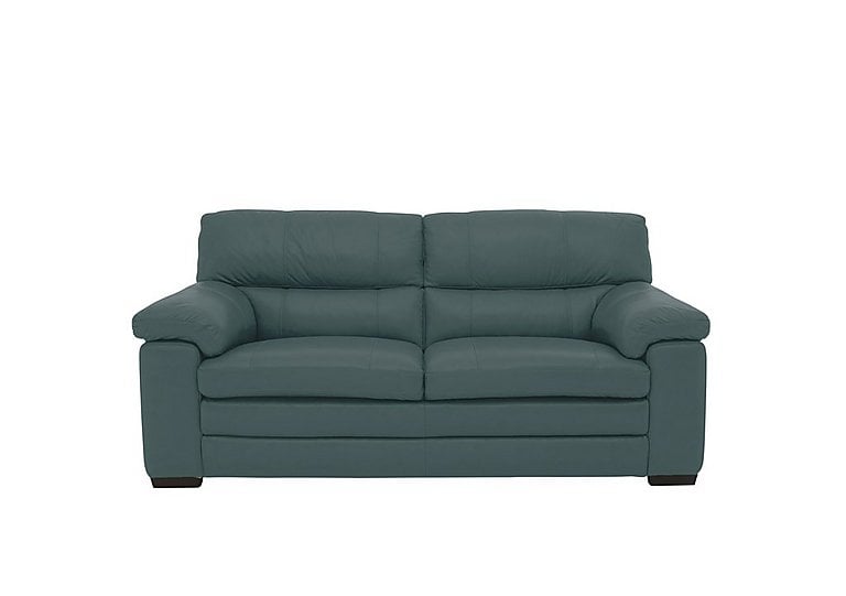 Cozee 2 Seater Pure Premium NC Leather Sofa - NC Lake Green