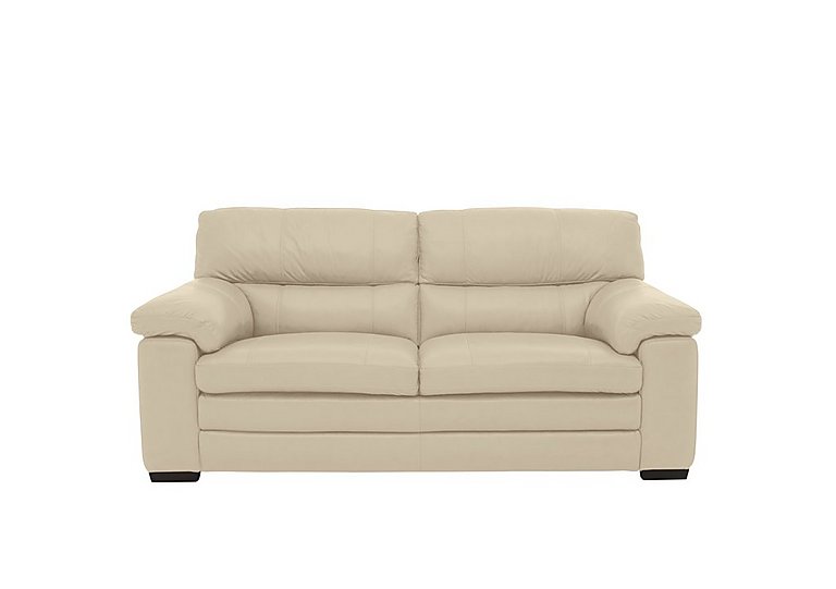 Cozee 2 Seater Pure Premium NC Leather Sofa - NC Bisque