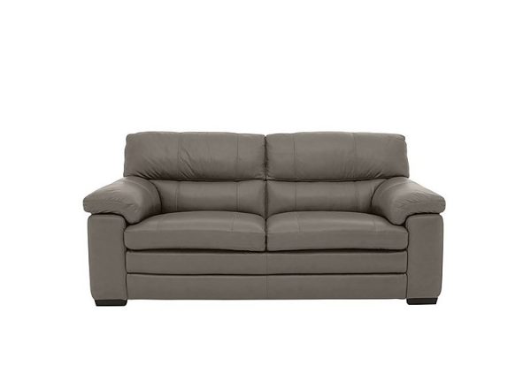 Cozee 2 Seater Pure Premium NC Leather Sofa  NC Elephant | Bed Sava