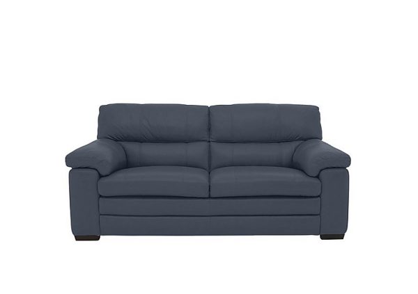 Cozee 2 Seater Pure Premium NC Leather Sofa  NC Ocean Blue | Bed Sava