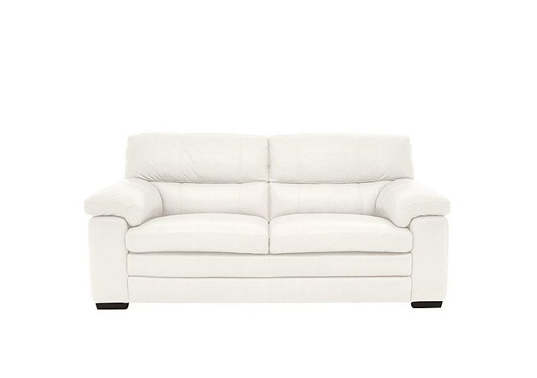 Cozee 2 Seater Pure Premium NC Leather Sofa - NC Star White