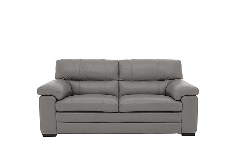 Cozee 2 Seater Pure Premium NC Leather Sofa - Sleet