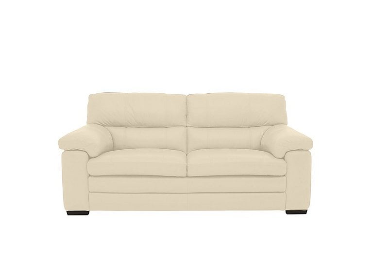 Cozee 2 Seater Pure Premium Leather Sofa - Frost