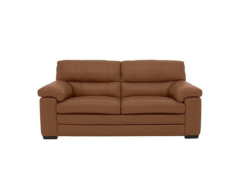 Cozee 2 Seater Pure Premium Leather Sofa - Pecan