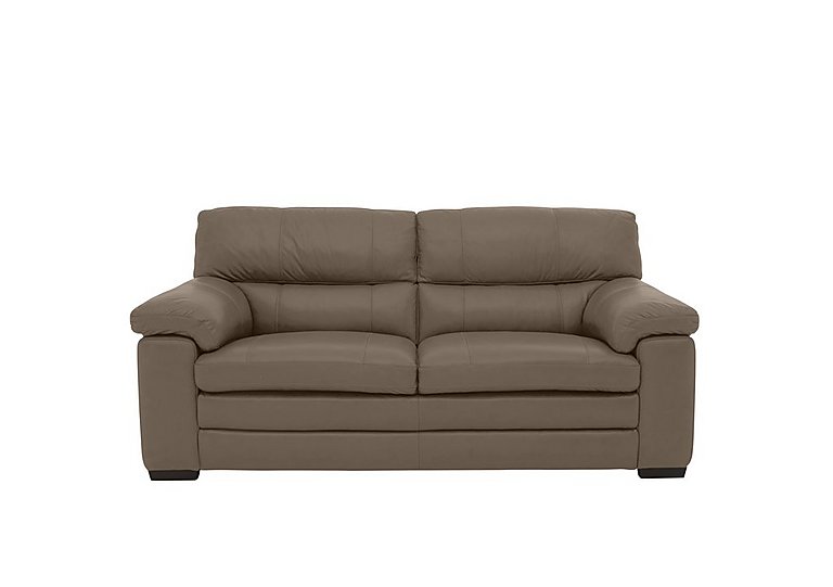 Cozee 2 Seater Pure Premium Leather Sofa - Bark