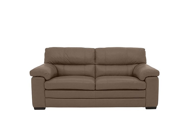 Cozee 2 Seater Pure Premium Leather Sofa - Fawn
