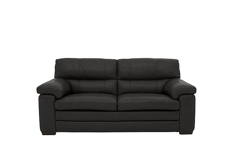 Cozee 2 Seater Pure Premium SK Leather Sofa - Carbon Grey