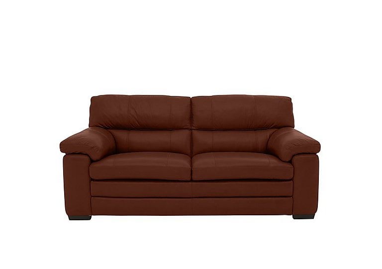 Cozee 2 Seater Pure Premium SK Leather Sofa - Cumin