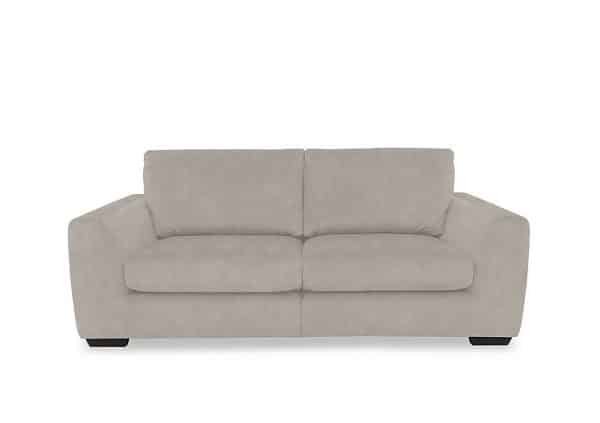 Dinky Fabric 3 Seater Sofa with Power Recliner  Dexter Ivory | Bed Sava