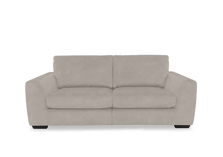 Dinky Fabric 3 Seater Sofa with Power Recliner - Dexter Ivory