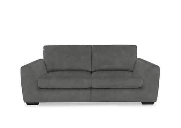 Dinky Fabric 3 Seater Sofa with Power Recliner  Dexter Moss | Bed Sava