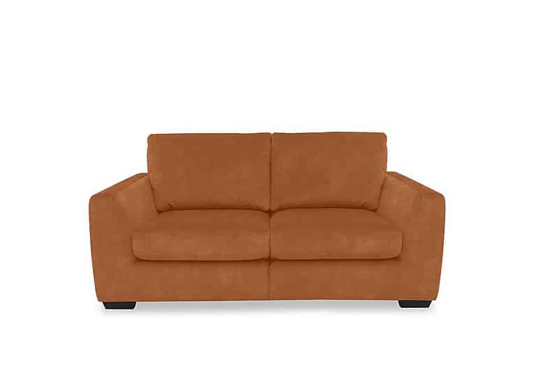 Dinky Fabric 2 Seater Sofa with Power Recliner - Dexter Pumpkin